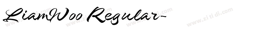 LiamW00 Regular字体转换 LiamW00 Regular字体转换